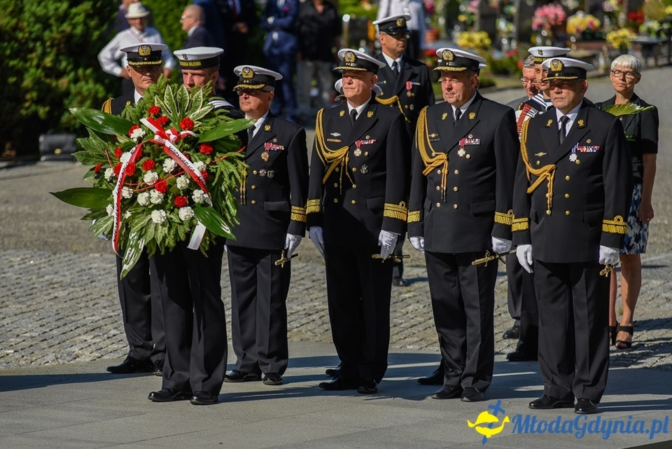 Uroczystości na cmentarzu Marynarki Wojennej