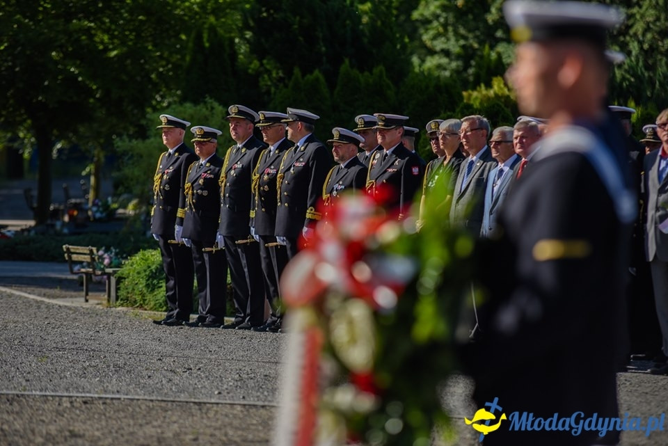 Uroczystości na cmentarzu Marynarki Wojennej