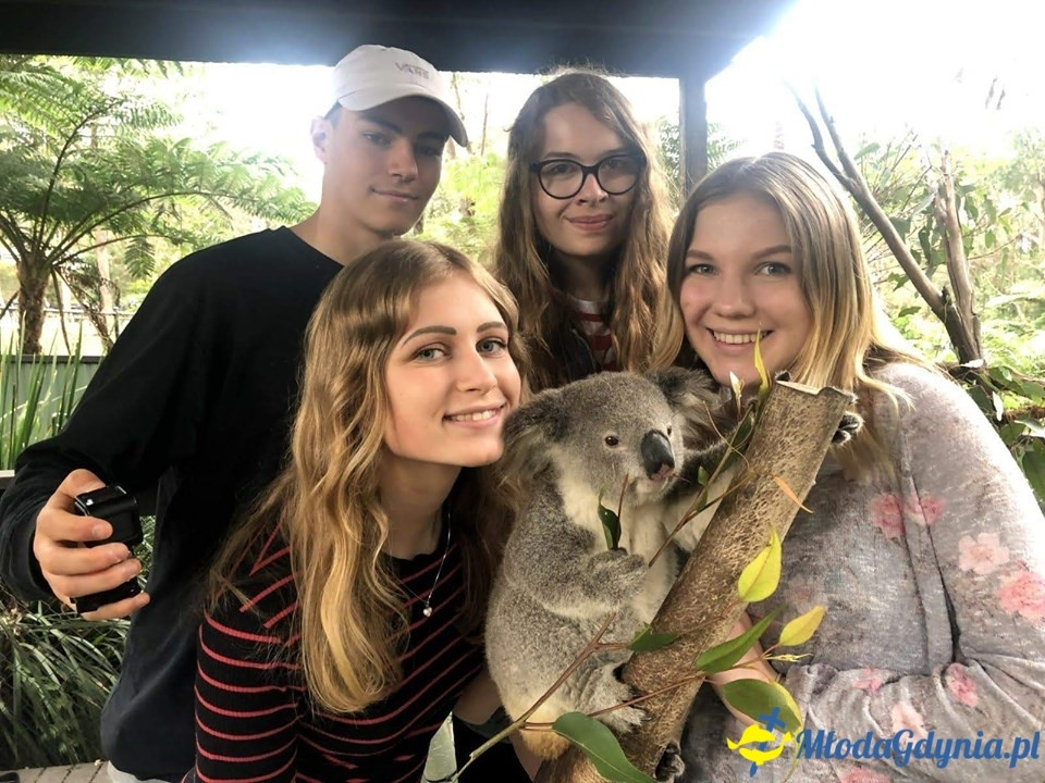 Uczniowie ZSJ w Australii