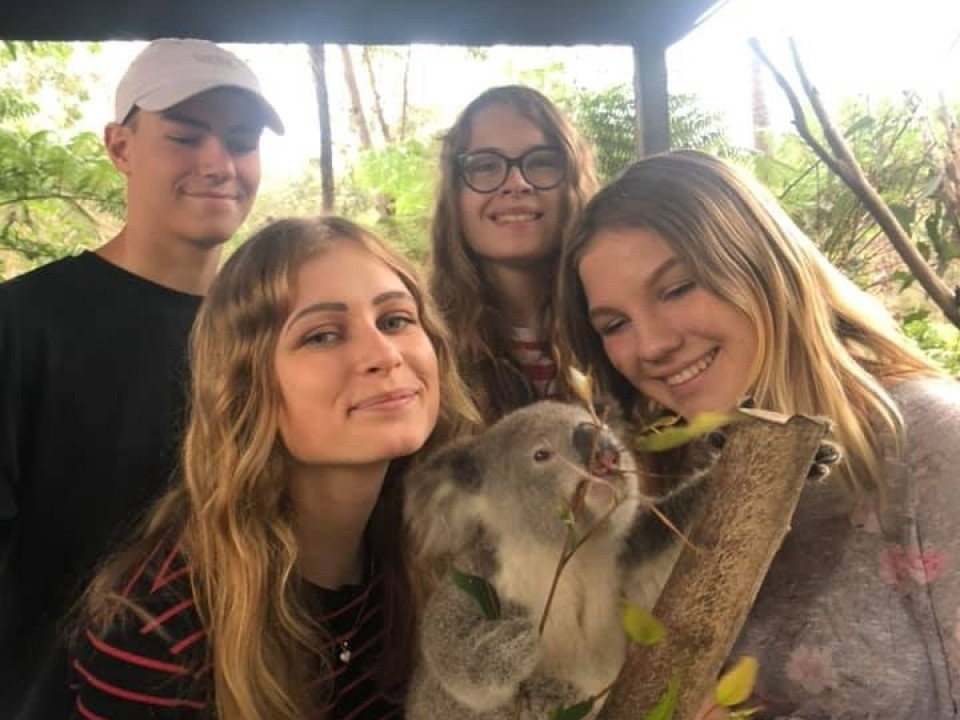 Uczniowie ZSJ w Australii