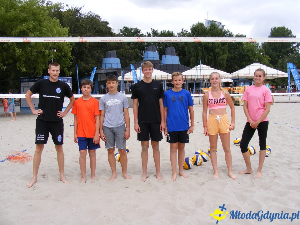 Gdyńska Akademia Siatkówki trening 23.07.2019