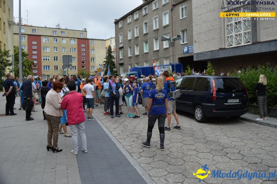 Pielgrzymka 2019 Dzień pierwszy - Gdynia - Chwaszczyno - Żukowo