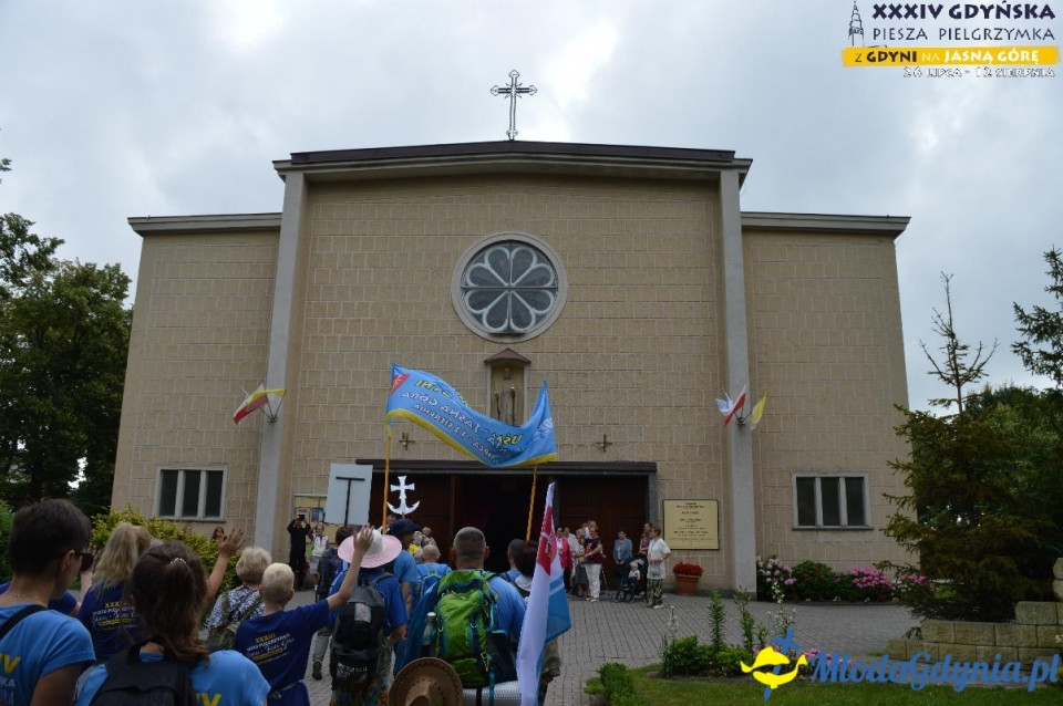 Pielgrzymka 2019 Dzień pierwszy - Gdynia - Chwaszczyno - Żukowo
