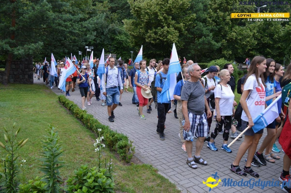 Pielgrzymka 2019 Dzień pierwszy - Gdynia - Chwaszczyno - Żukowo