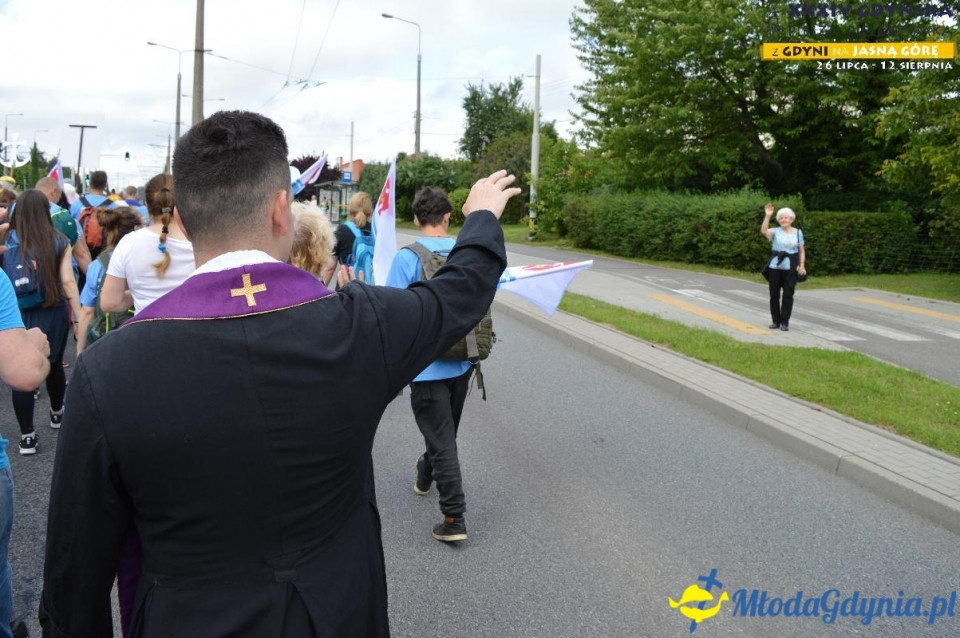 Pielgrzymka 2019 Dzień pierwszy - Gdynia - Chwaszczyno - Żukowo