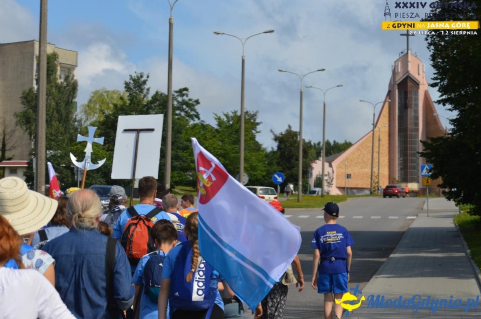 Pielgrzymka 2019 Dzień pierwszy - Gdynia - Chwaszczyno - Żukowo