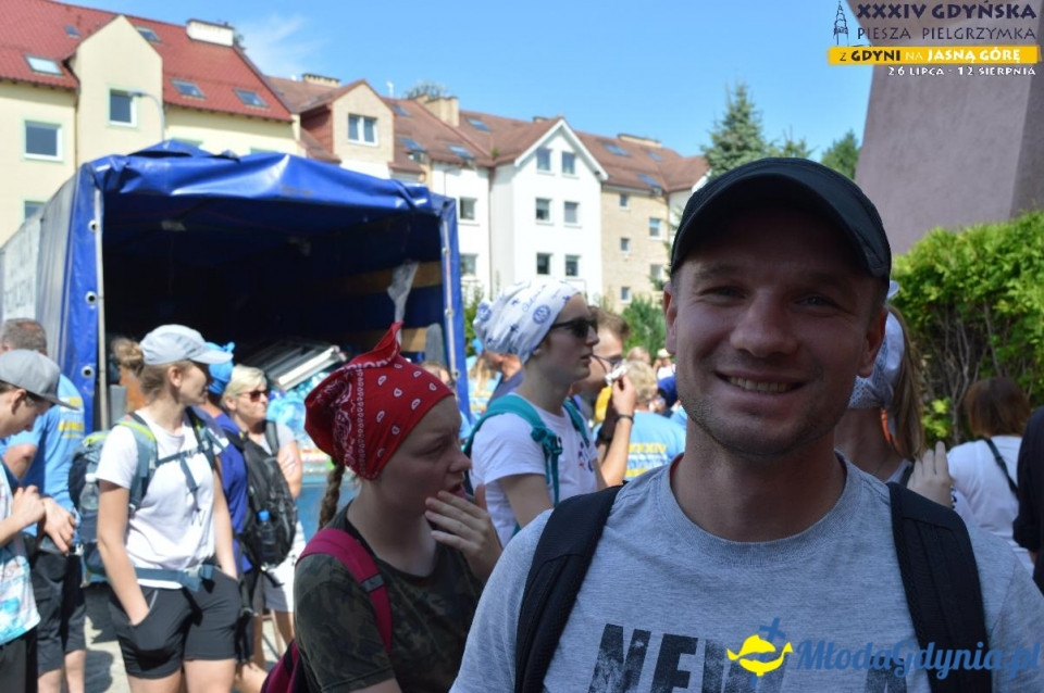 Pielgrzymka 2019 Dzień pierwszy - Gdynia - Chwaszczyno - Żukowo