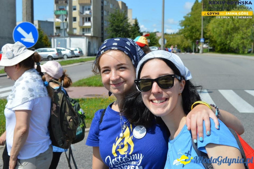 Pielgrzymka 2019 Dzień pierwszy - Gdynia - Chwaszczyno - Żukowo