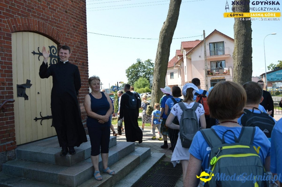 Pielgrzymka 2019 Dzień pierwszy - Gdynia - Chwaszczyno - Żukowo