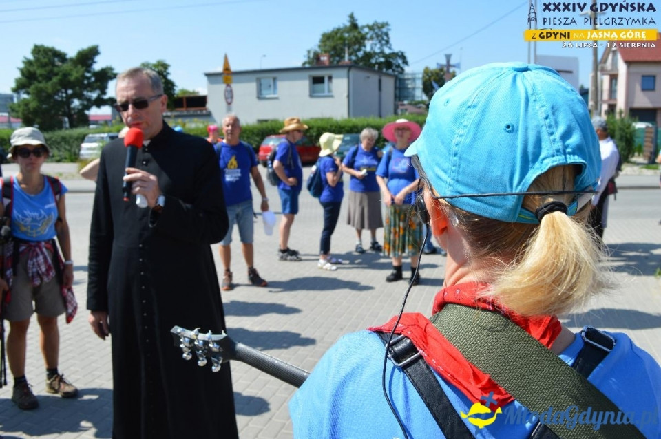 Pielgrzymka 2019 Dzień pierwszy - Gdynia - Chwaszczyno - Żukowo