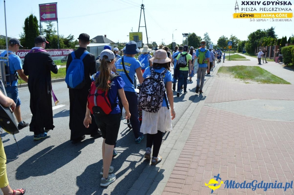 Pielgrzymka 2019 Dzień pierwszy - Gdynia - Chwaszczyno - Żukowo