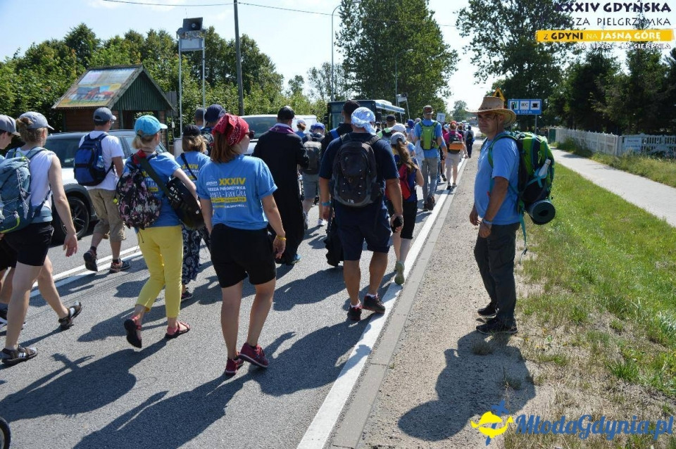 Pielgrzymka 2019 Dzień pierwszy - Gdynia - Chwaszczyno - Żukowo