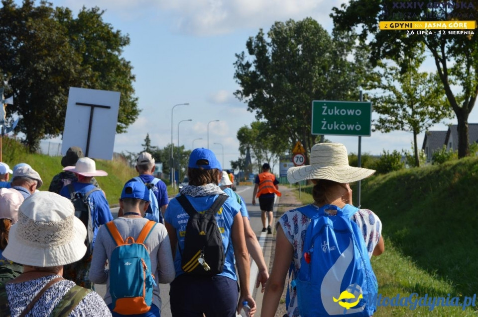 Pielgrzymka 2019 Dzień pierwszy - Gdynia - Chwaszczyno - Żukowo