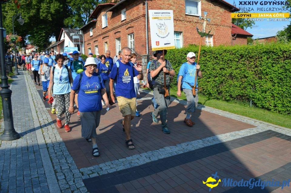 Pielgrzymka 2019 Dzień pierwszy - Gdynia - Chwaszczyno - Żukowo