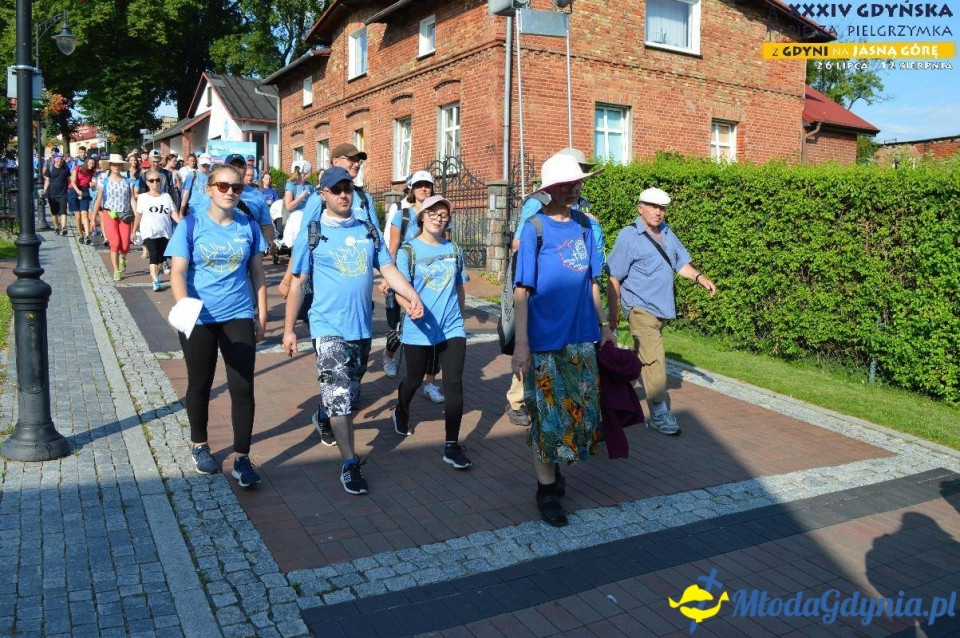 Pielgrzymka 2019 Dzień pierwszy - Gdynia - Chwaszczyno - Żukowo