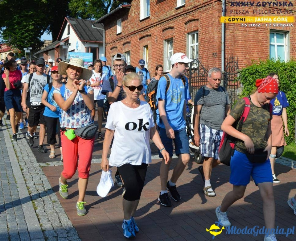 Pielgrzymka 2019 Dzień pierwszy - Gdynia - Chwaszczyno - Żukowo
