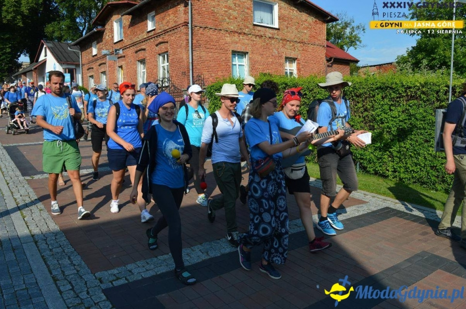 Pielgrzymka 2019 Dzień pierwszy - Gdynia - Chwaszczyno - Żukowo