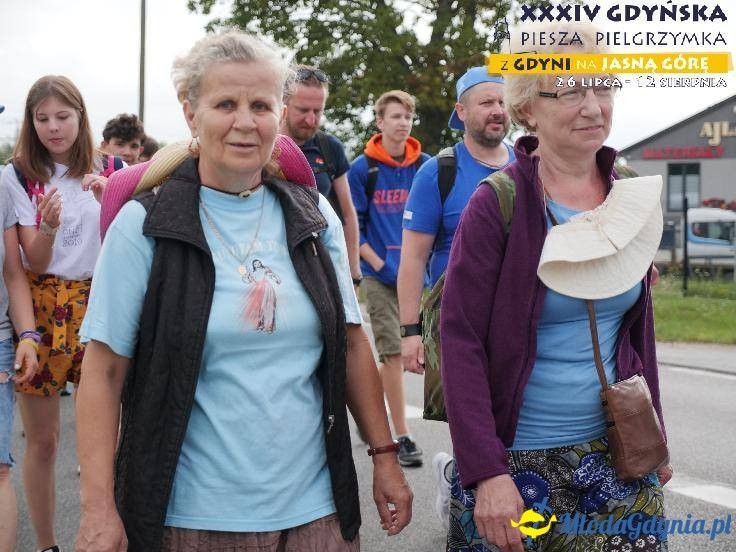 Pielgrzymka 2019 Dzień drugi - Żukowo - Hopowo - Przywidz