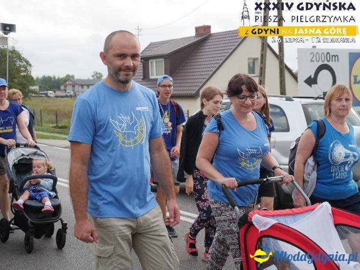 Pielgrzymka 2019 Dzień drugi - Żukowo - Hopowo - Przywidz