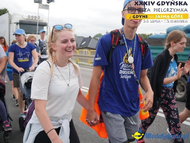 Pielgrzymka 2019 Dzień drugi - Żukowo - Hopowo - Przywidz