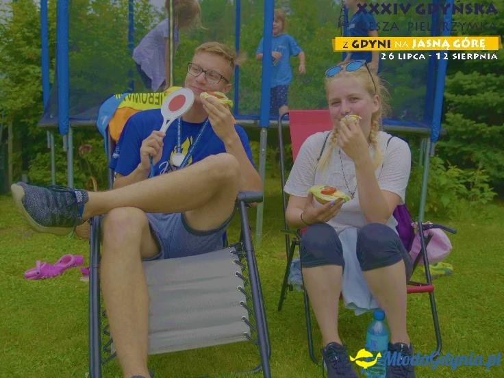 Pielgrzymka 2019 Dzień drugi - Żukowo - Hopowo - Przywidz