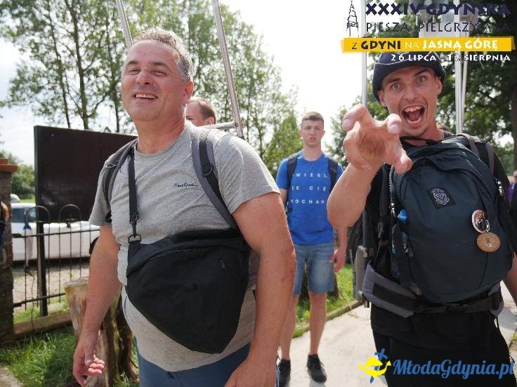 Pielgrzymka 2019 Dzień drugi - Żukowo - Hopowo - Przywidz