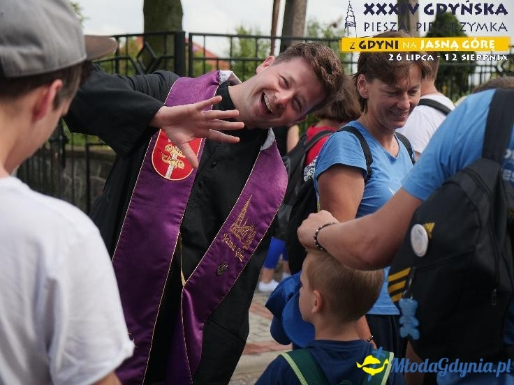 Pielgrzymka 2019 Dzień drugi - Żukowo - Hopowo - Przywidz