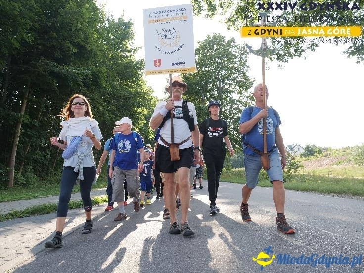 Pielgrzymka 2019 Dzień drugi - Żukowo - Hopowo - Przywidz