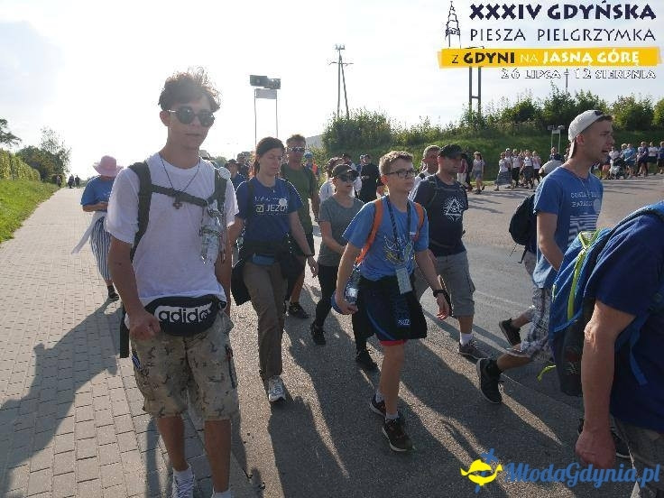 Pielgrzymka 2019 Dzień drugi - Żukowo - Hopowo - Przywidz