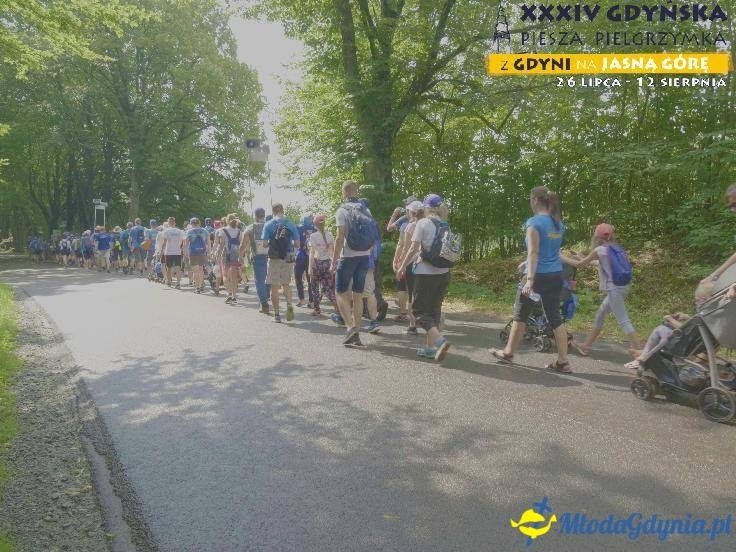 Pielgrzymka 2019 Dzień trzeci - Przywidz - Wysin - Pogódki