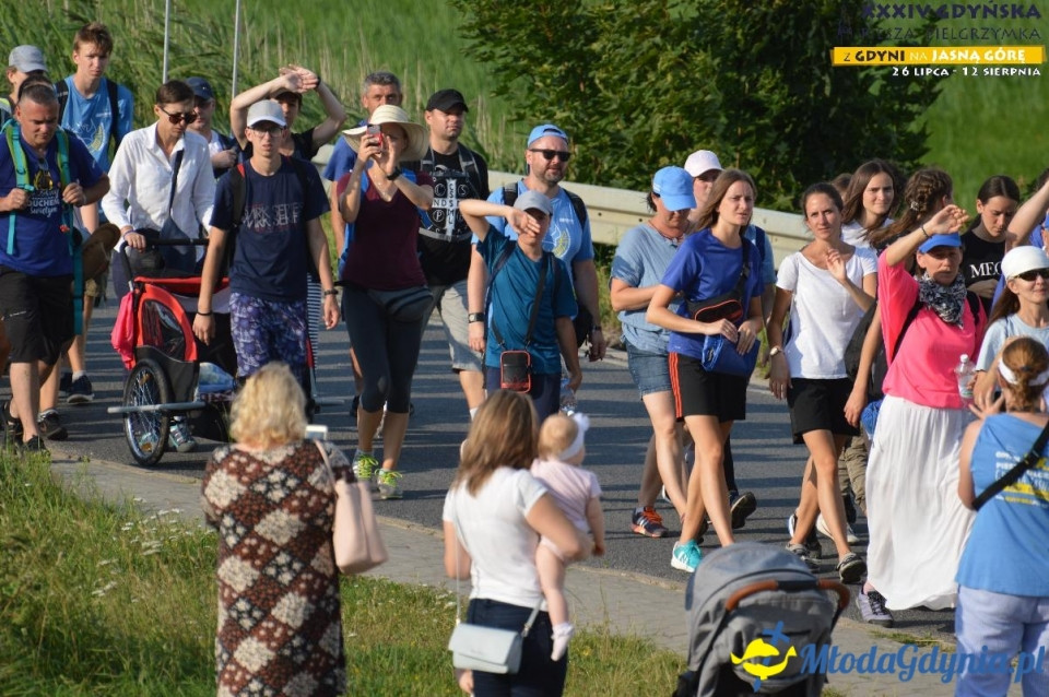 Pielgrzymka 2019 Dzień trzeci - Przywidz - Wysin - Pogódki