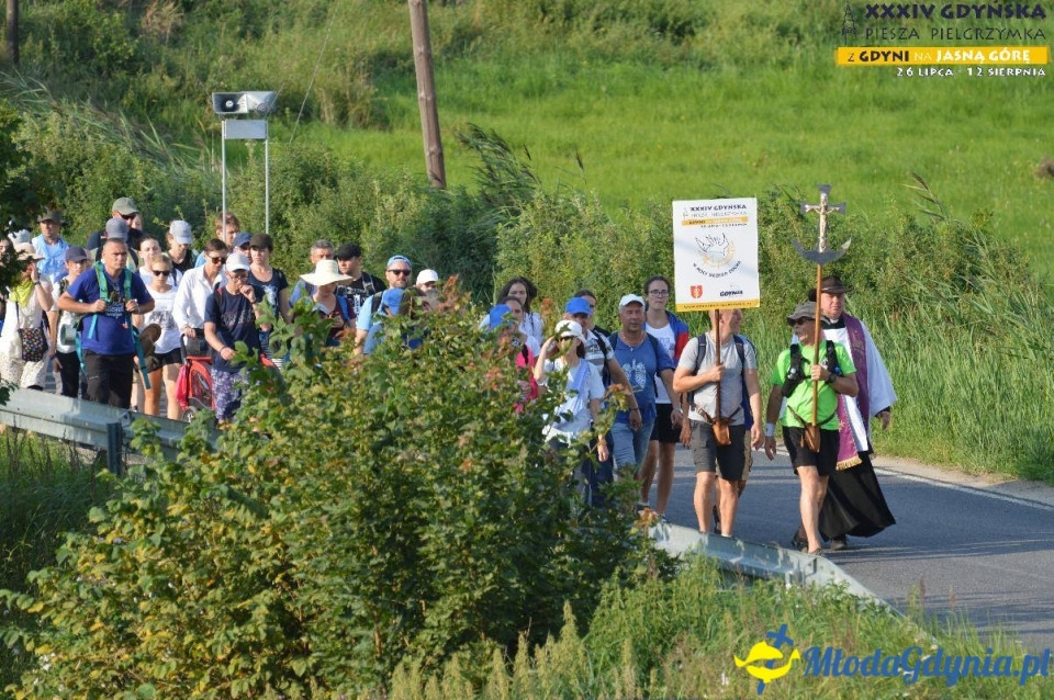 Pielgrzymka 2019 Dzień trzeci - Przywidz - Wysin - Pogódki
