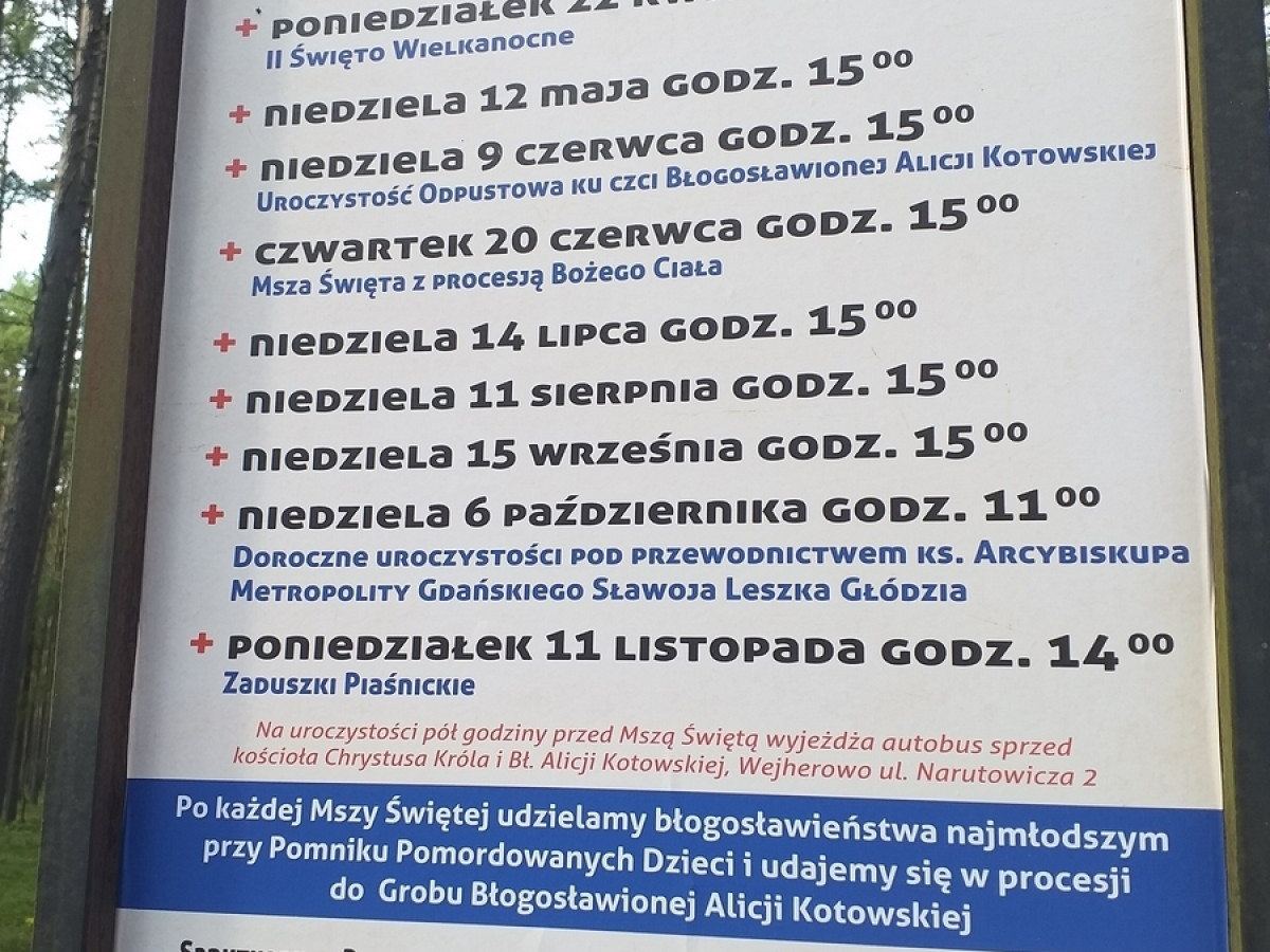 Piaśnica - to tu Niemcy mordowali Polaków