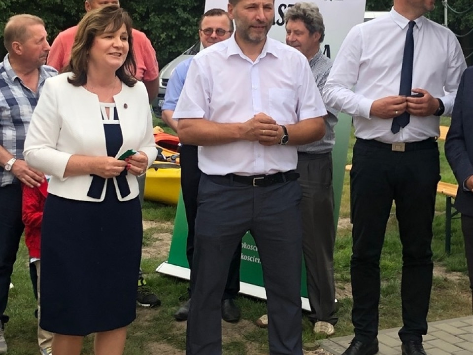 Przystań kajakowa w Kościerzynie