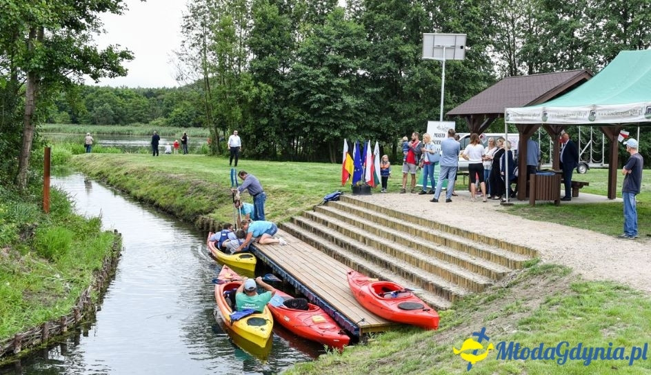 Przystań kajakowa w Kościerzynie
