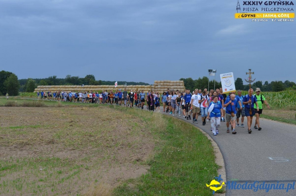 Gdyńska Piesza Pielgrzymka na Jasną Górę  2019 - dzień: 16, 17, 18
