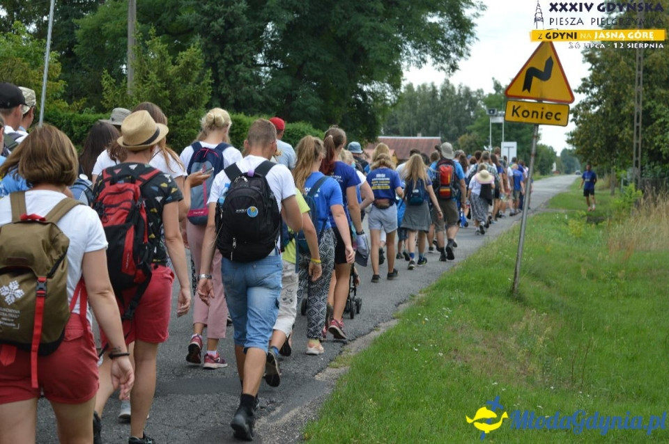 Gdyńska Piesza Pielgrzymka na Jasną Górę  2019 - dzień: 16, 17, 18