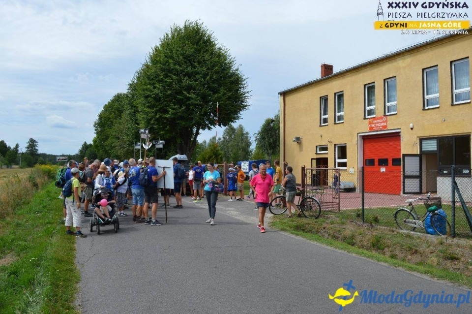 Gdyńska Piesza Pielgrzymka na Jasną Górę  2019 - dzień: 16, 17, 18