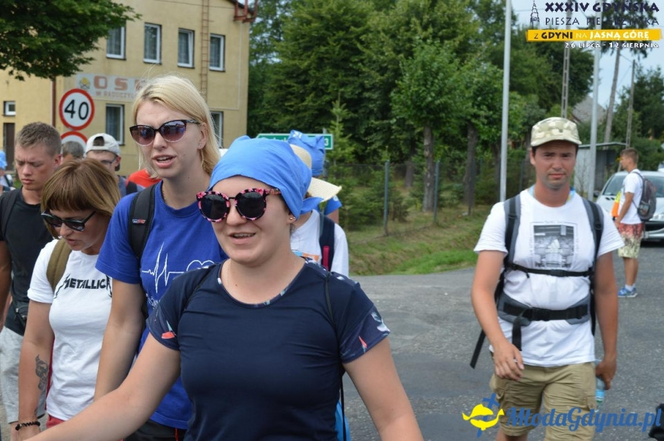 Gdyńska Piesza Pielgrzymka na Jasną Górę  2019 - dzień: 16, 17, 18