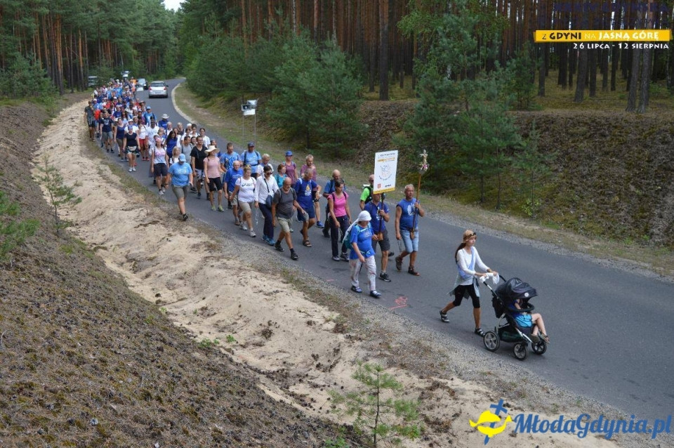 Gdyńska Piesza Pielgrzymka na Jasną Górę  2019 - dzień: 16, 17, 18