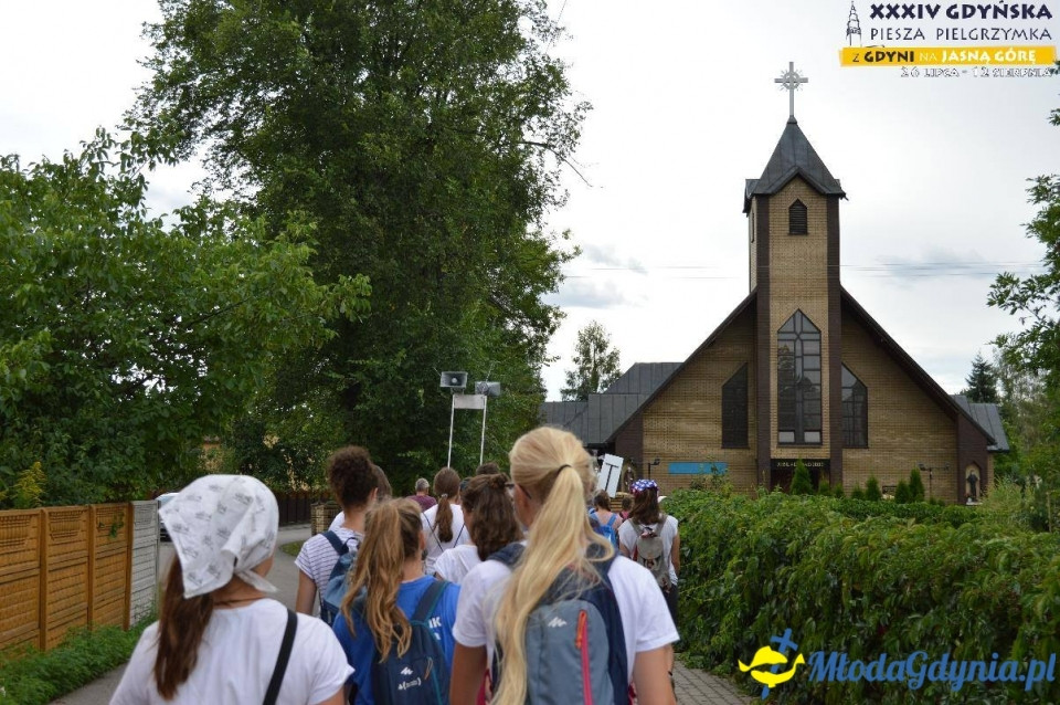 Gdyńska Piesza Pielgrzymka na Jasną Górę  2019 - dzień: 16, 17, 18