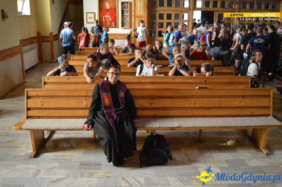 Gdyńska Piesza Pielgrzymka na Jasną Górę  2019 - dzień: 16, 17, 18
