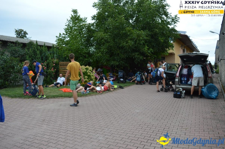 Gdyńska Piesza Pielgrzymka na Jasną Górę  2019 - dzień: 16, 17, 18