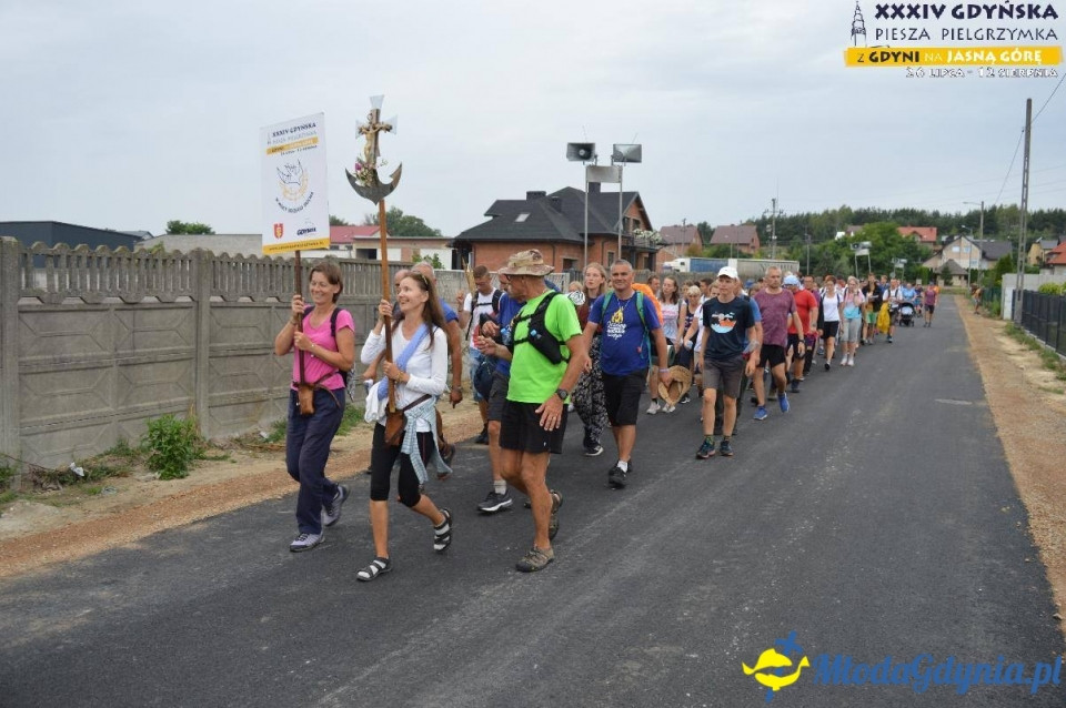 Gdyńska Piesza Pielgrzymka na Jasną Górę  2019 - dzień: 16, 17, 18