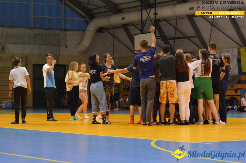 Gdyńska Piesza Pielgrzymka na Jasną Górę  2019 - dzień: 16, 17, 18