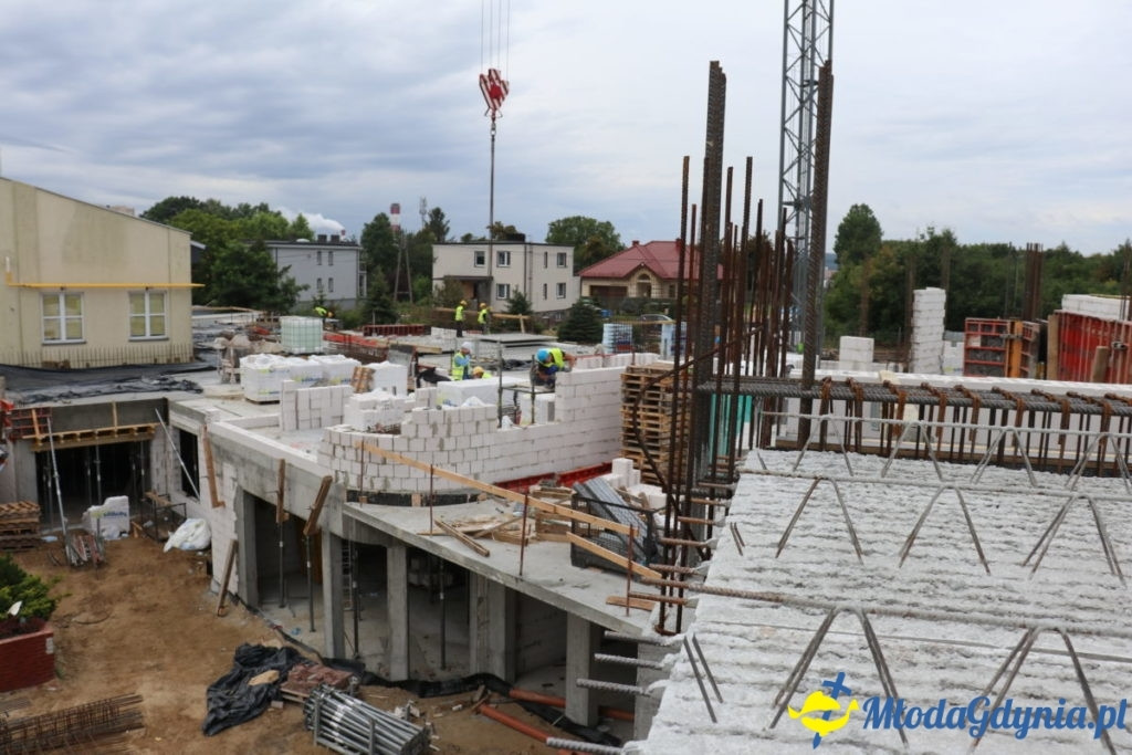 SP Pogórze - budowa