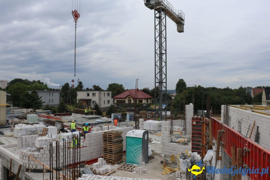 SP Pogórze - budowa