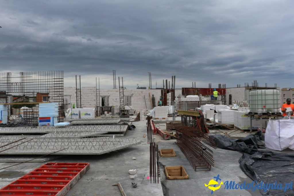 SP Pogórze - budowa