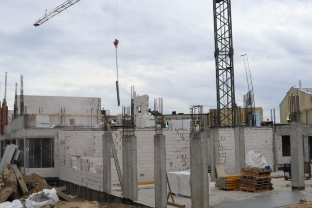 SP Pogórze - budowa