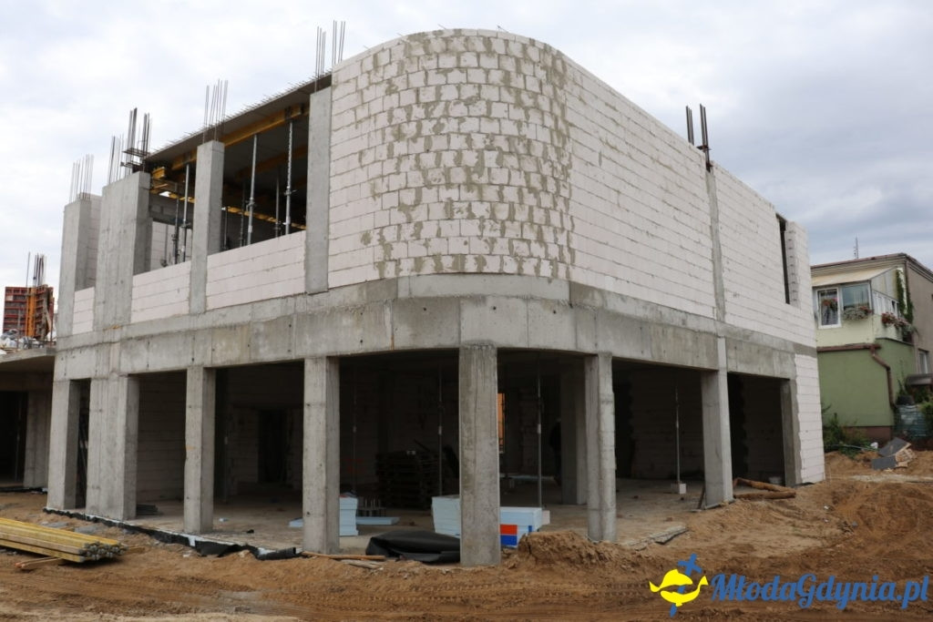 SP Pogórze - budowa